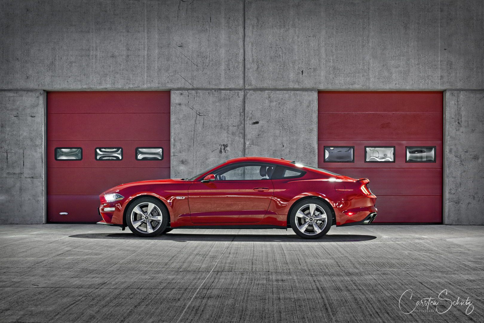 Red Mustang