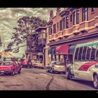 red mustang in sausalito I