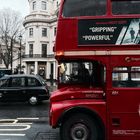 Red old bus