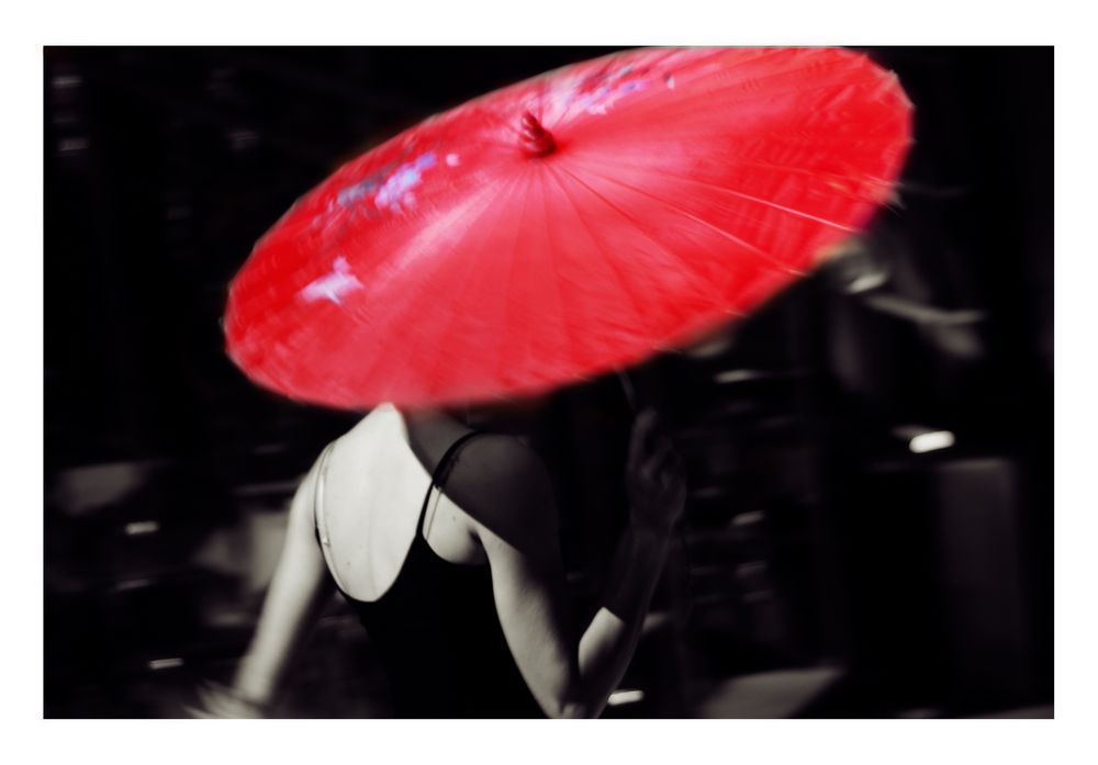 Red ombrella