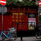 Red pub in Dublin