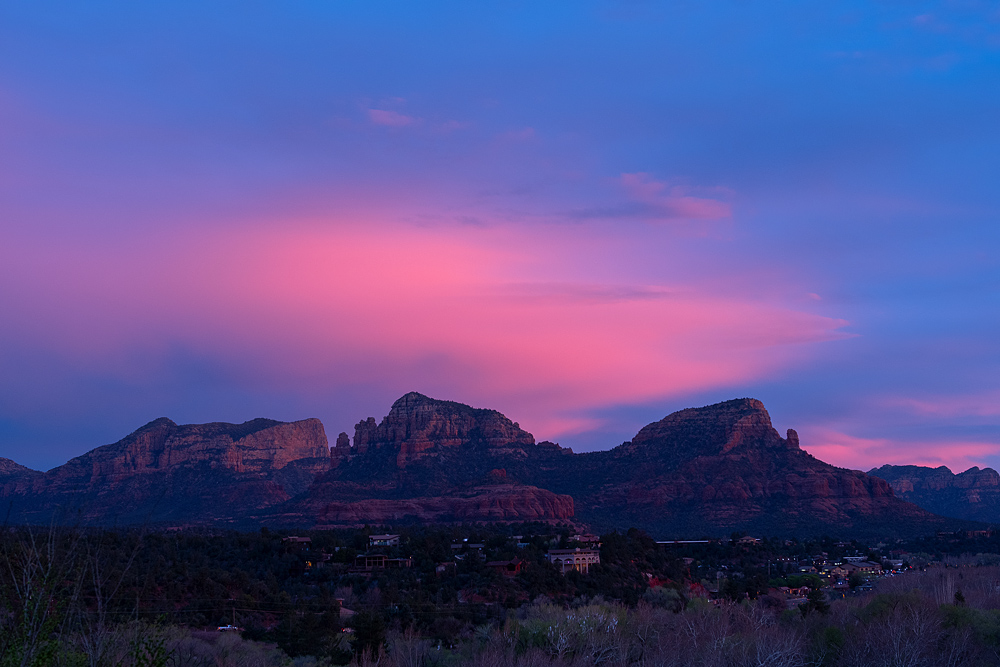 Red Rocks mal violett