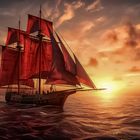 Red Sails in the Sunset