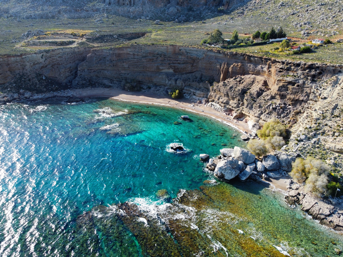 Red Sand Beach/ Rhodes/ Greece 