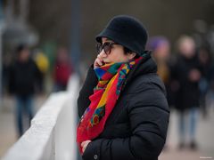 Red scarf