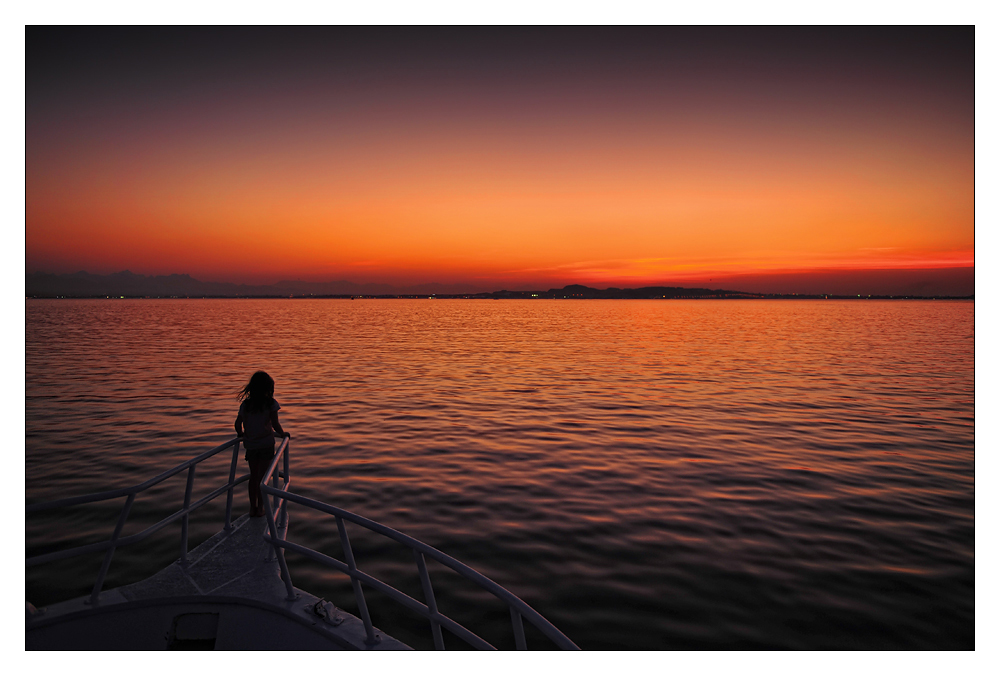 red sea sunset