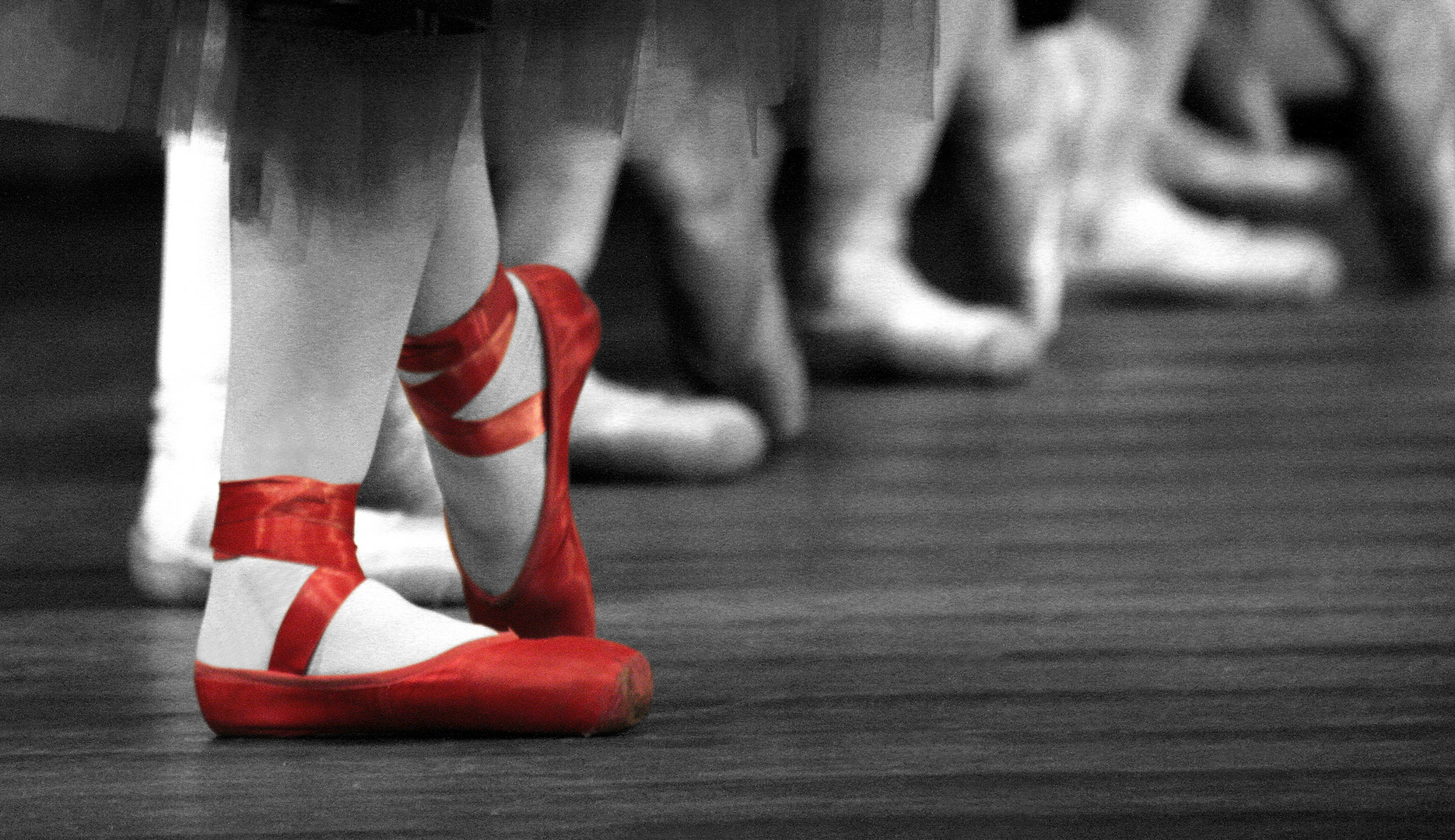 ... red shoes