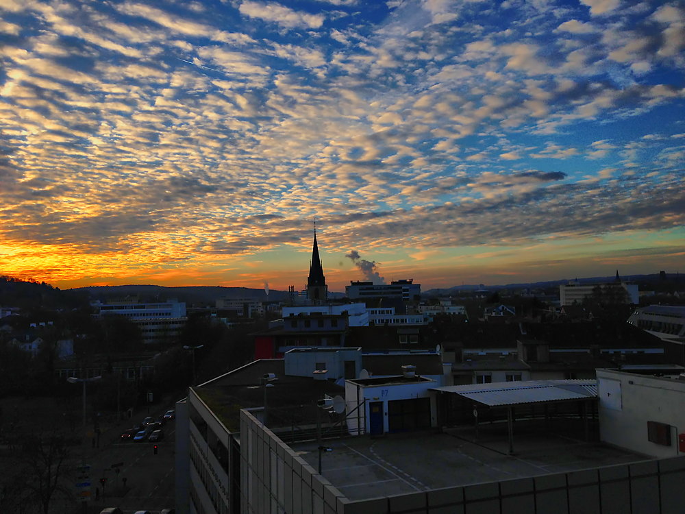 Red skies over Saarbrücken 1