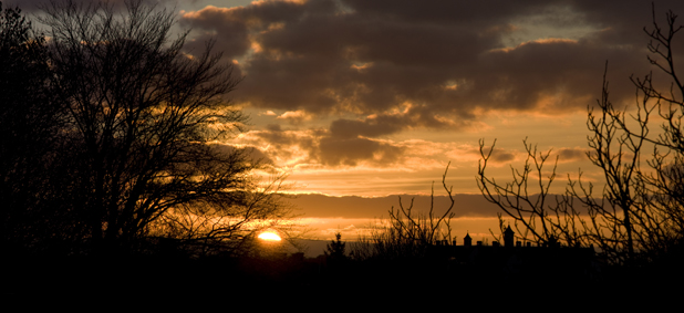 red sky