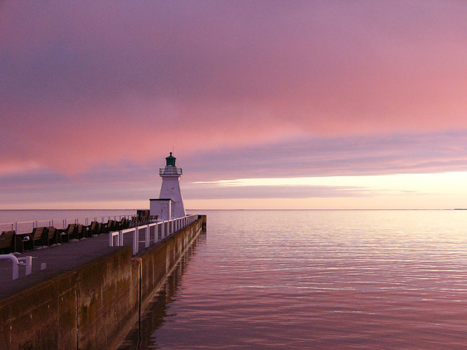 red sky at night