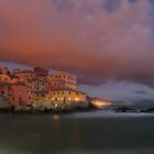 Red sky to Boccadasse