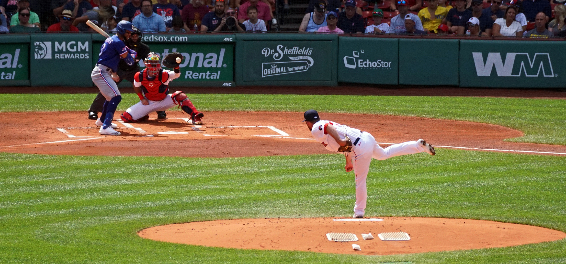 Red Socks versus Texas Rangers