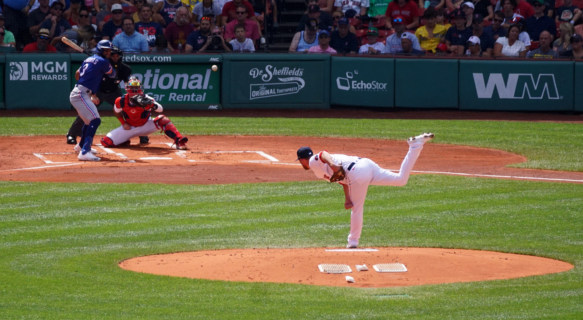 Red Socks versus Texas Rangers