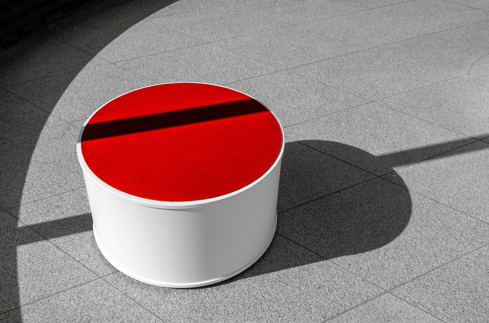 red stool