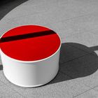 red stool