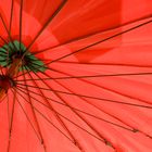 red sun umbrella