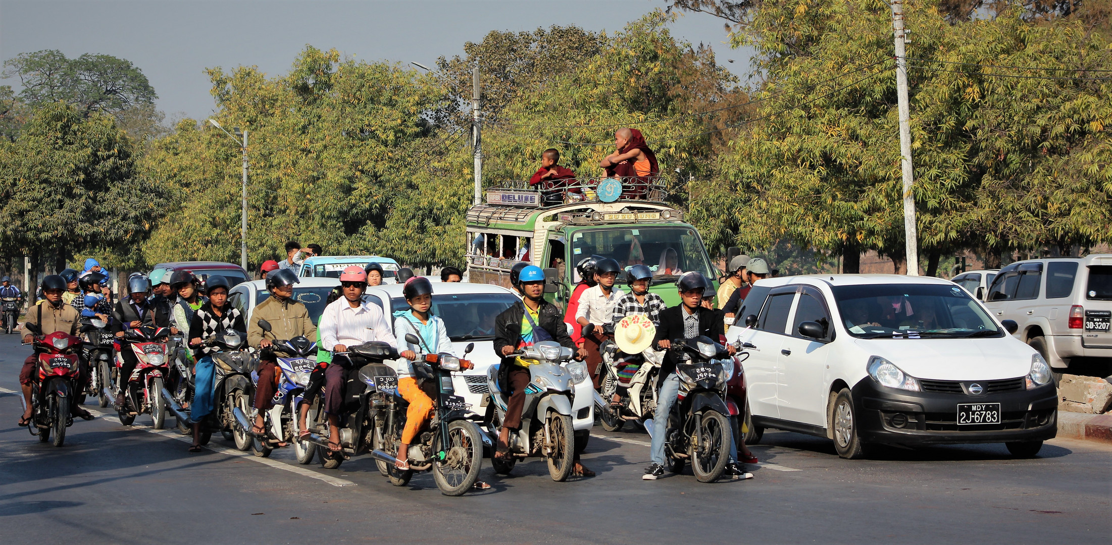 Red traffic light