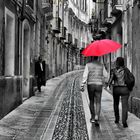 Red umbrella