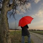 red umbrella