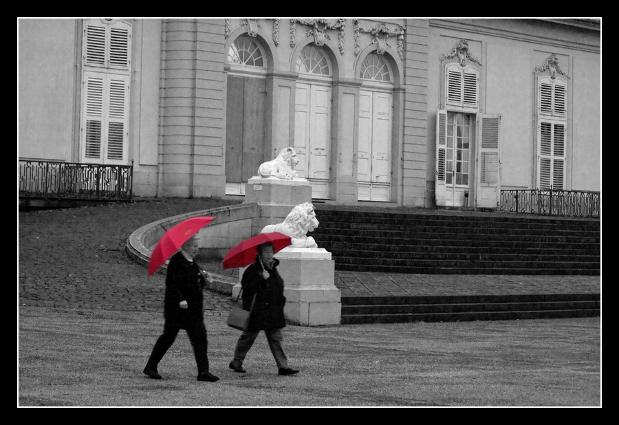 red umbrella