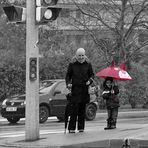 Red umbrella