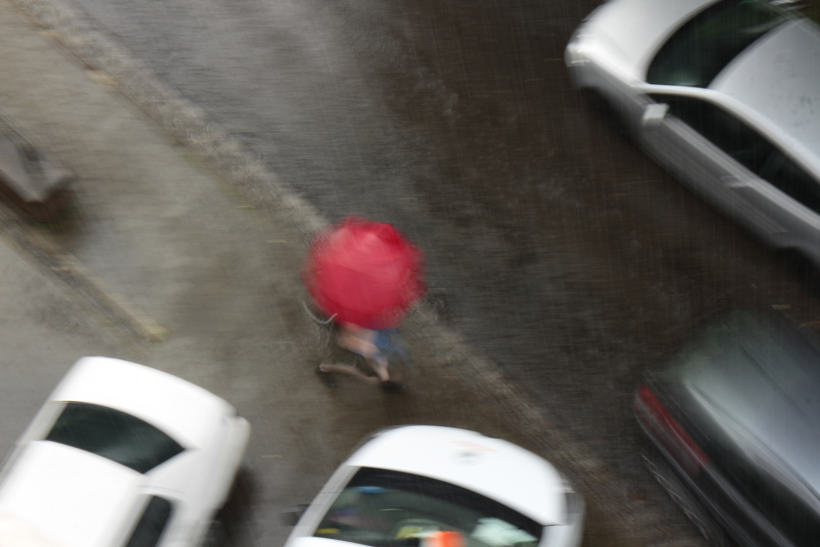 Red umbrella