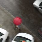 Red umbrella