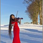 red violinist