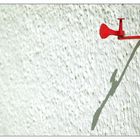 red window shutter detail