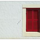 red window shutter (Südafrika)