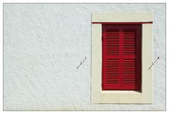 red window shutter (Südafrika)