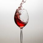 red wine splash