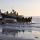 Reddingsbootaction up Ameland ( NL )