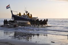 Reddingsbootaction up Ameland ( NL )