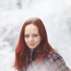 Redhead in the Snow