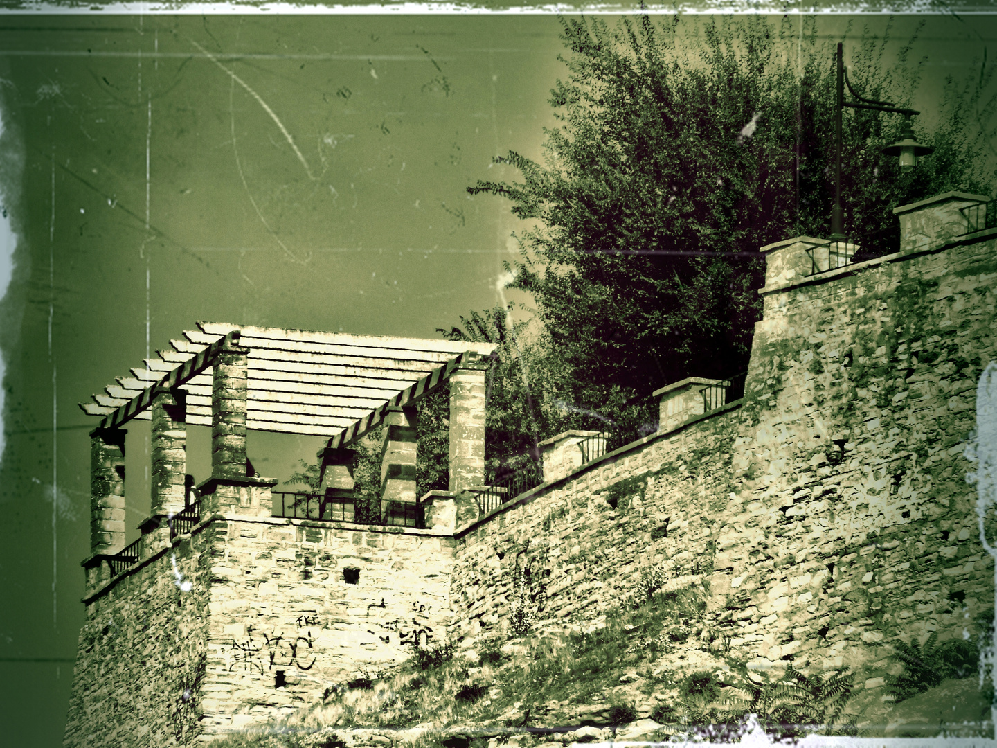 Redonda del paseo de Porcuna (Jaen).