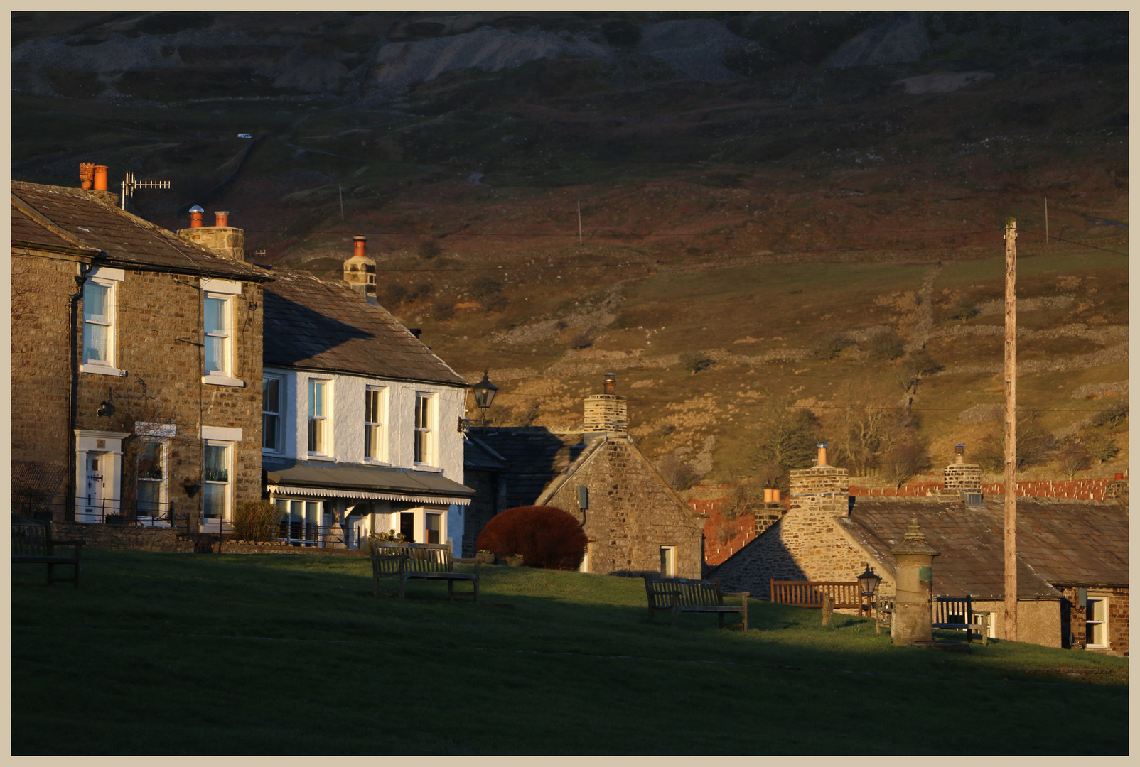 Reeth at sunset