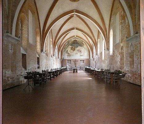 refettorio abbazia di Chiaravalle