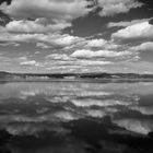 Reflected skies - Black & White version