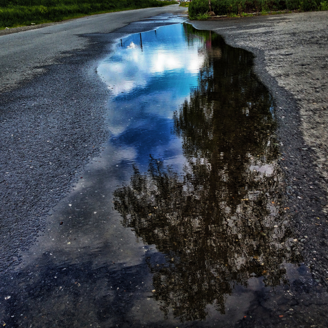 Reflection Foto & Bild regenfotos, wetter, landschaft Bilder auf