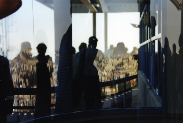 Reflection in a window Jerusalem 4