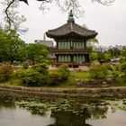 Reflection in Gyeongbok Palace