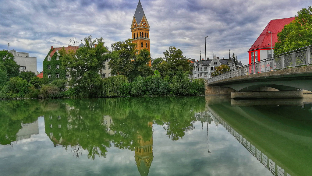 Reflection in Landshut