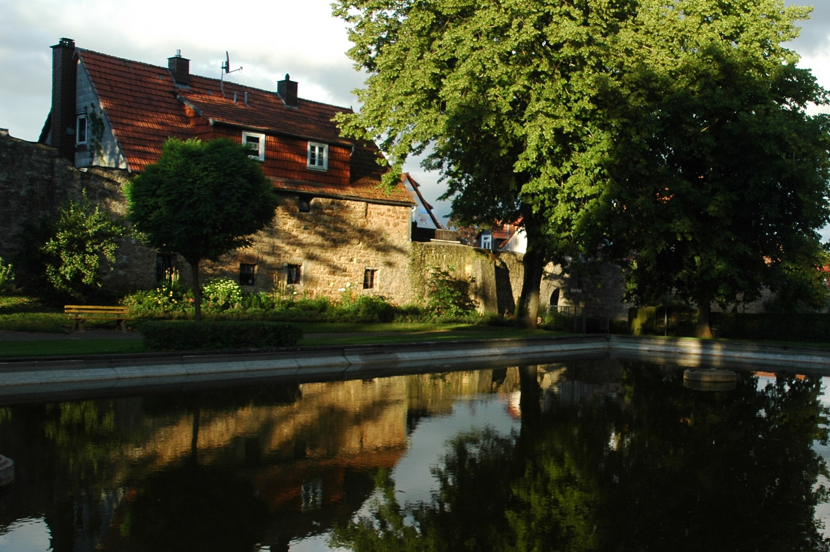 Reflection in the water