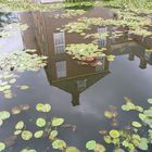 reflection of " kasteel slangenburg" , the Netherlands