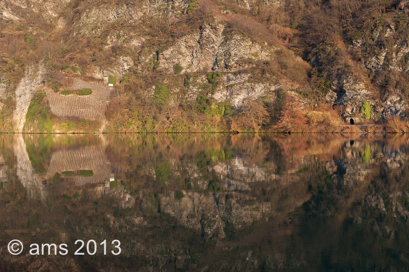 Reflection on the river