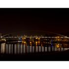 reflection walking bridge over the maas Maastricht