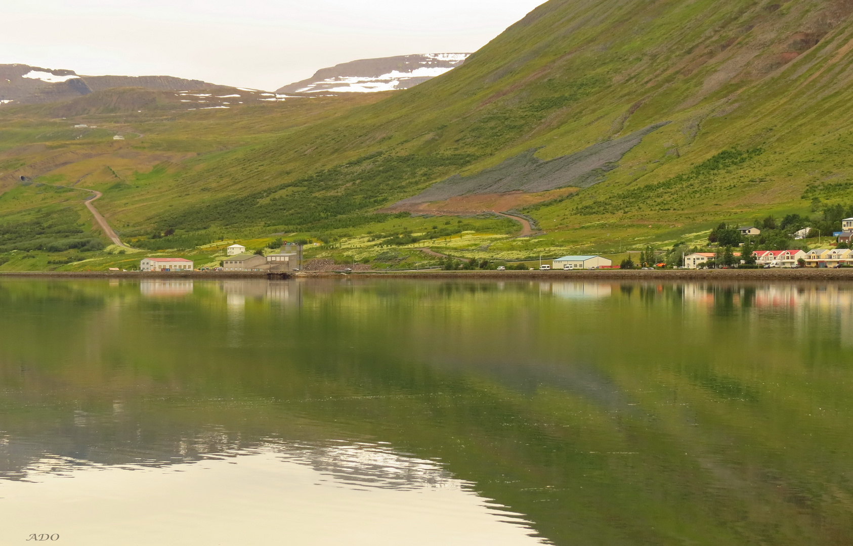 Reflections in Isafjordur  (2)
