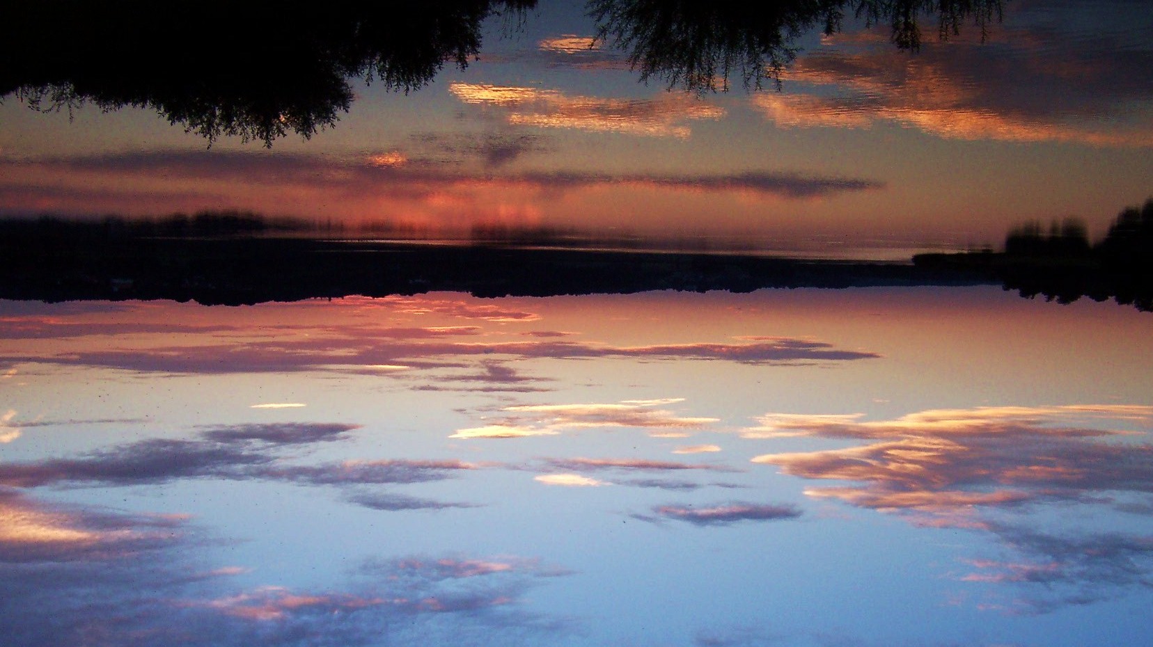 Reflections On A Country Lake