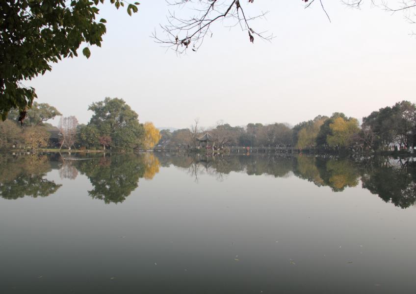 Reflections on Xiao-Yingzhou-Island (West Lake)